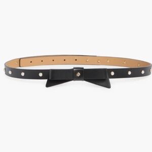 Kate Spade faux pearl bow belt
